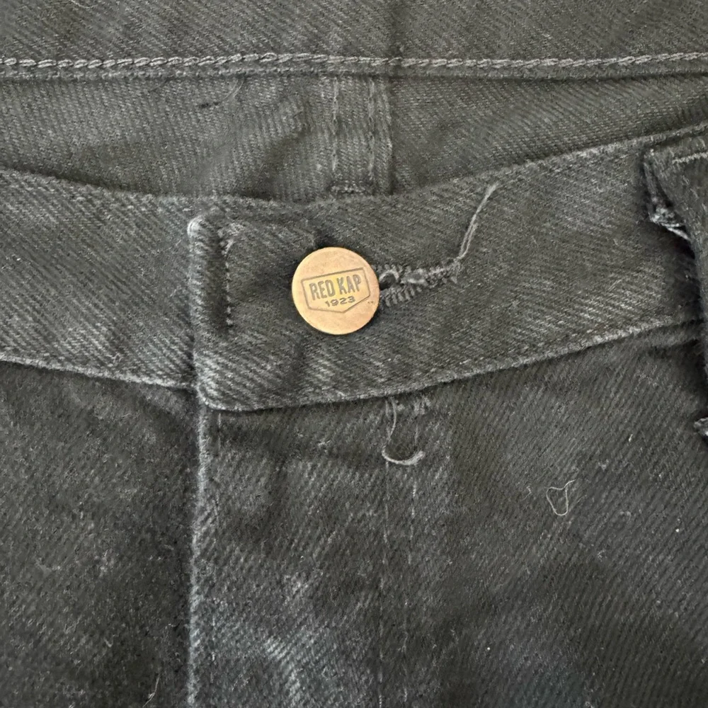 Black Denim Work Jeans - Picture 4 of 5